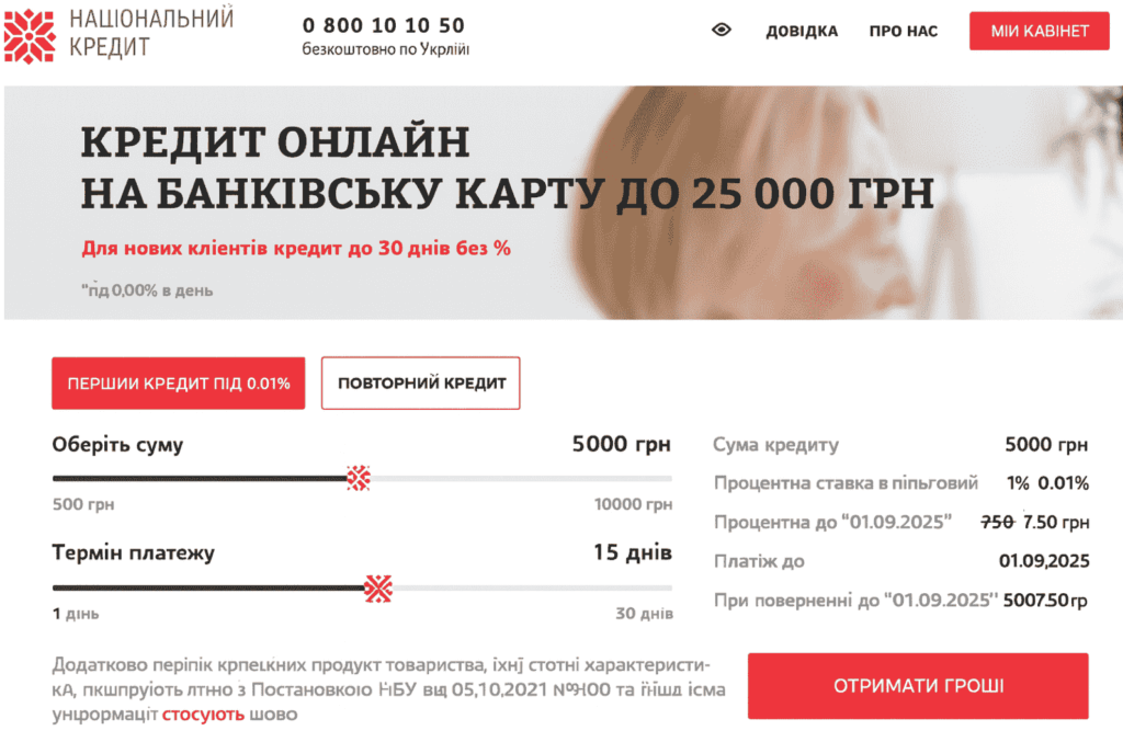 Національний кредит МФО
